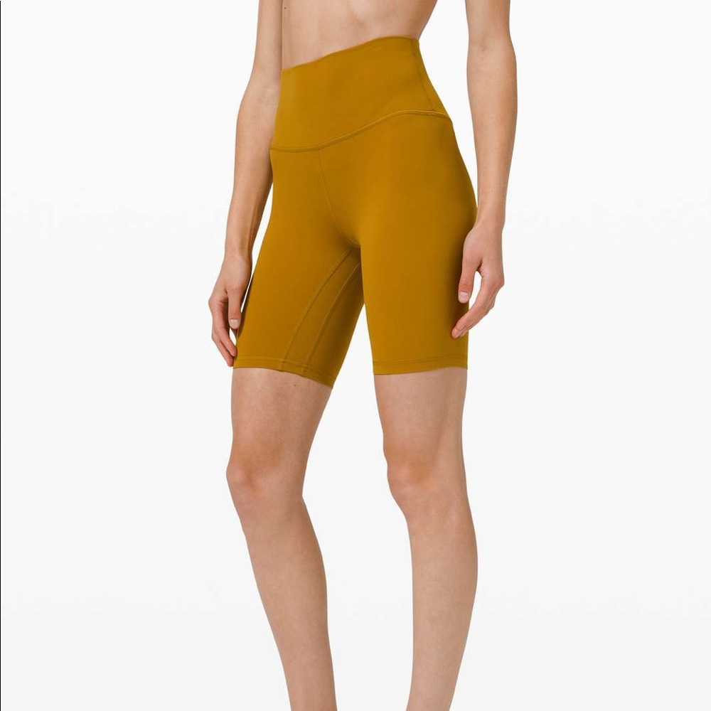 Lululemon Align Short 8" Golden Spice size 6